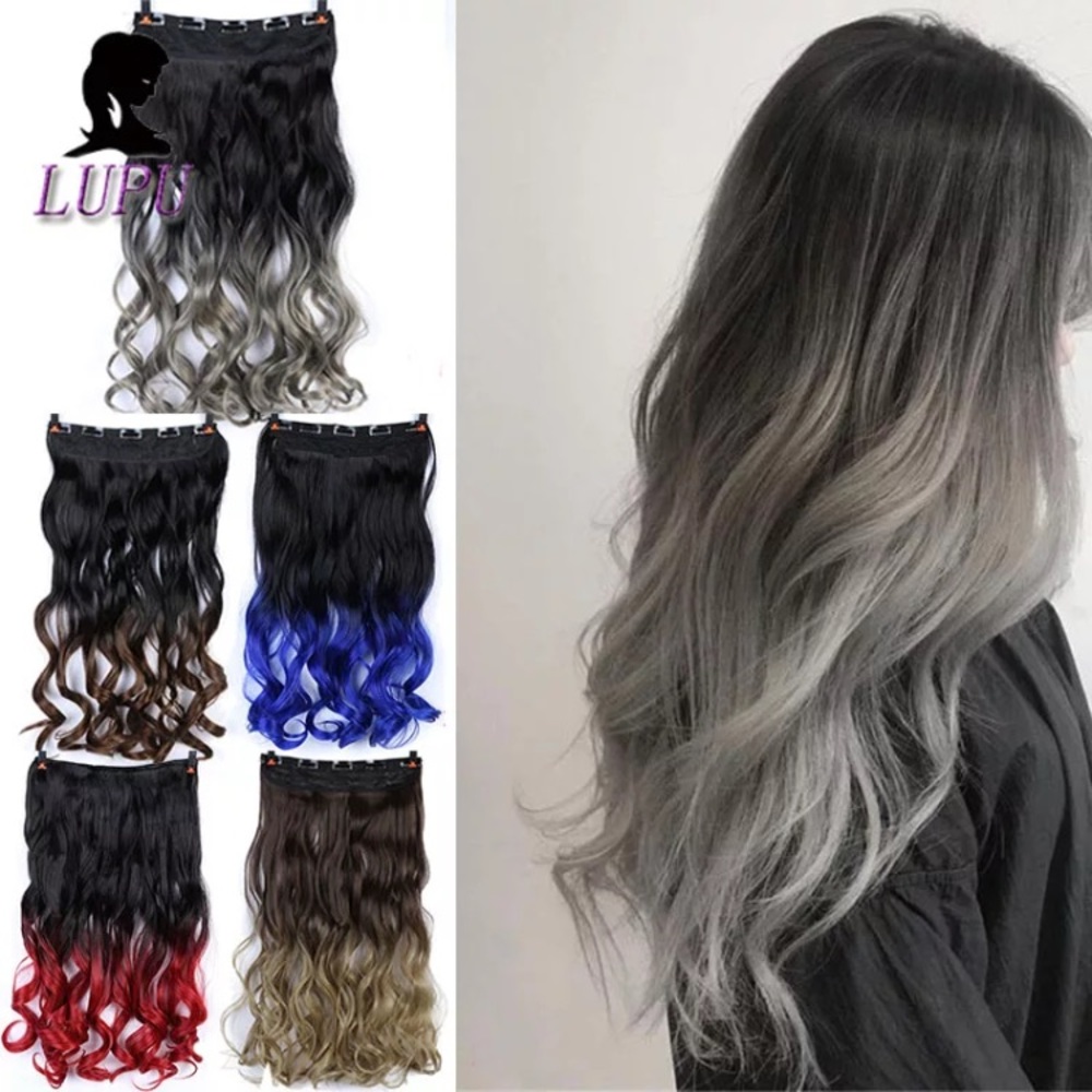 New ombré black and red hair extensions - Picture 2 of 8